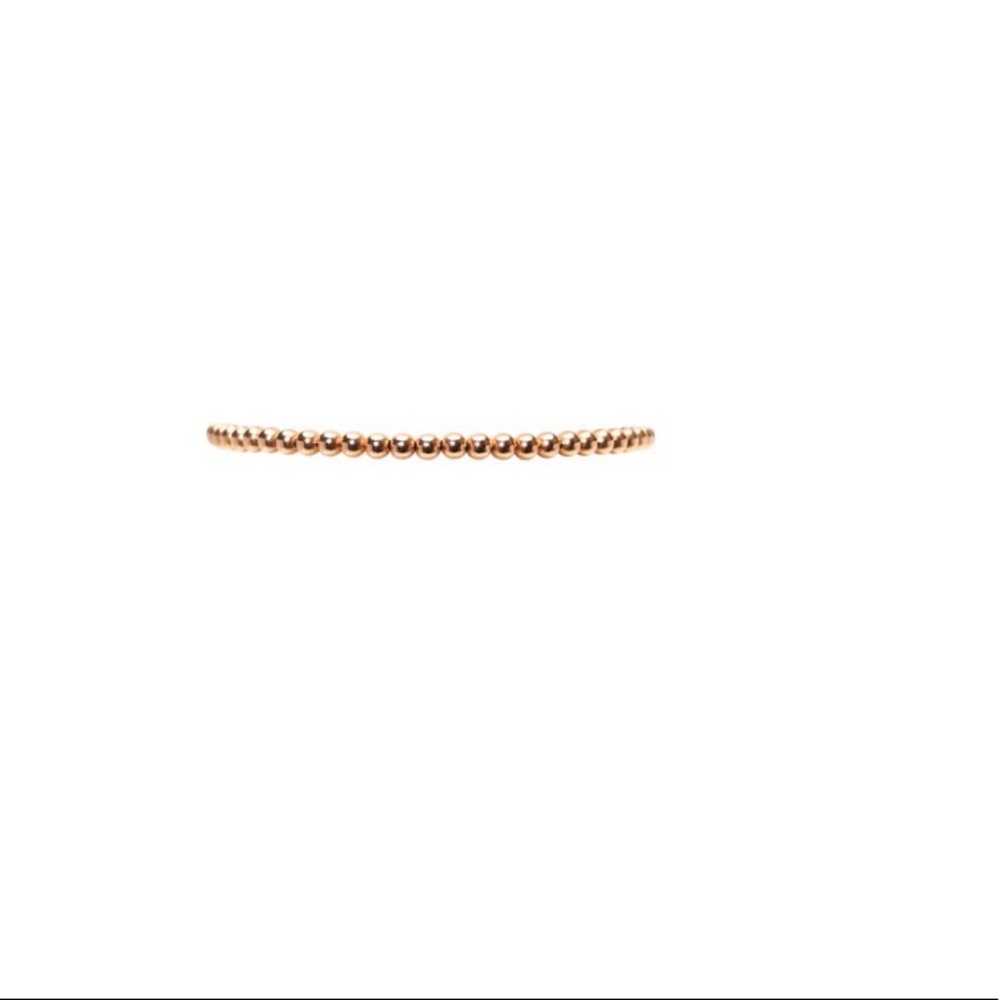 Karen Lazar 3mm Rose Gold 14k filled bracelet size 6.75mm